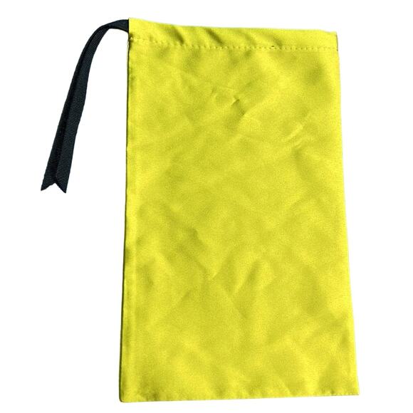 GUCCI Designer Yellow Silk Storage Pouch Dust Bag Case Organizer New Authentic - Picture 6 of 6